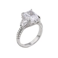 Ringe Rebecca Dame Diana Galà in Silber Zirconia SDAABB18